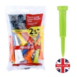Masters Cone Tees Ex Long 2 3/4 Mixed Bag 15  