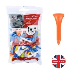 Masters Plastic Tees 1 1/4 Mixed Bag 50  