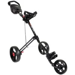 Masters 5 Series 3 Wheel Push Trolley Black  