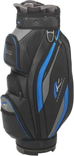 Powakaddy Premium Edition Golf Cart Bag Black/Blue Â