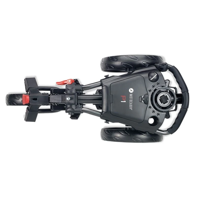 Motocaddy P1 Push Trolley Graphite/Red - Image 3