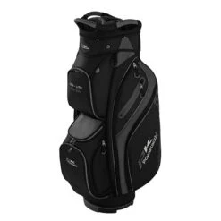Powakaddy DLX-Lite Edition Golf Cart Bag Black/Titanium/Silver  
