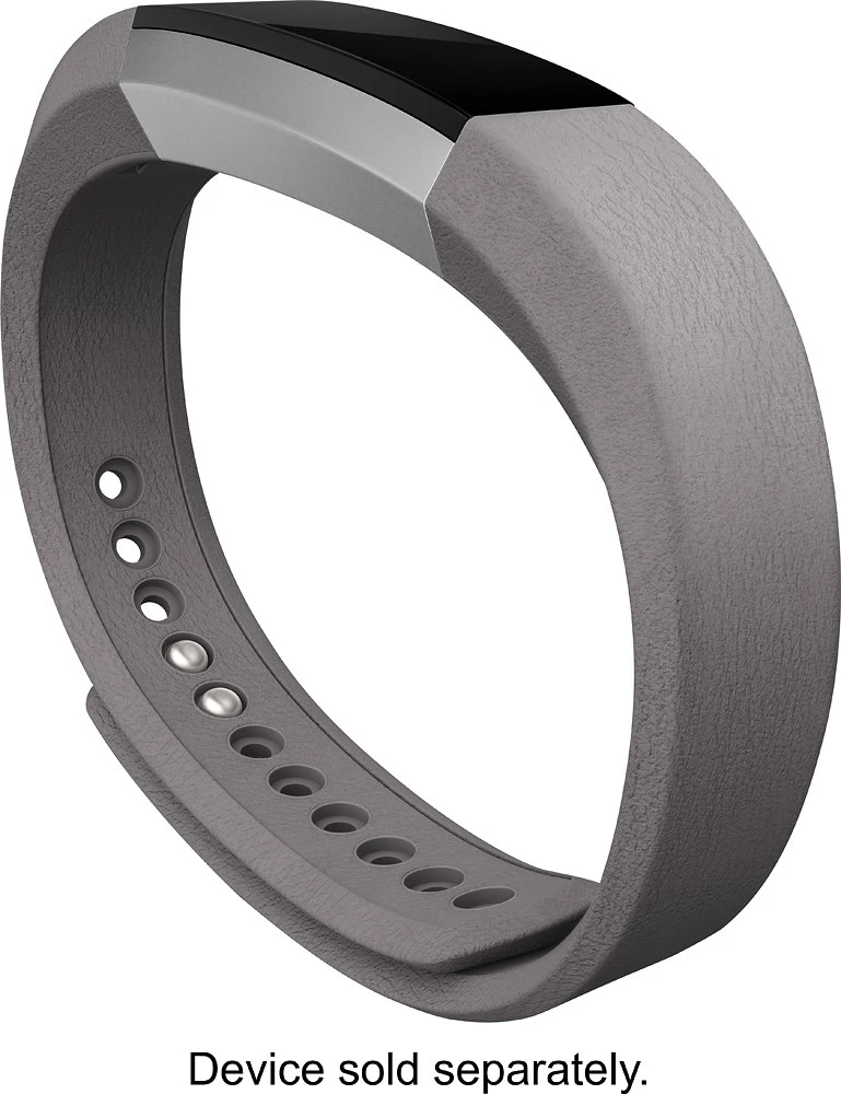 Fitbit Alta Accessory Leather Band Graphite - Image 2