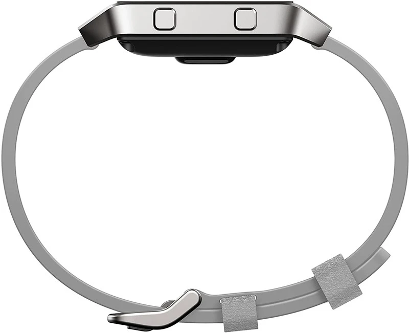 Fitbit Blaze Leather Accessory Band Mist Grey - Image 4