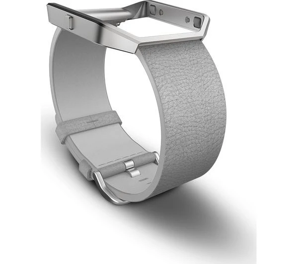 Fitbit Blaze Leather Accessory Band Mist Grey