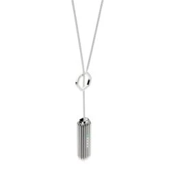 Fitbit Flex 2 Accessory Necklace Lariat Silver  