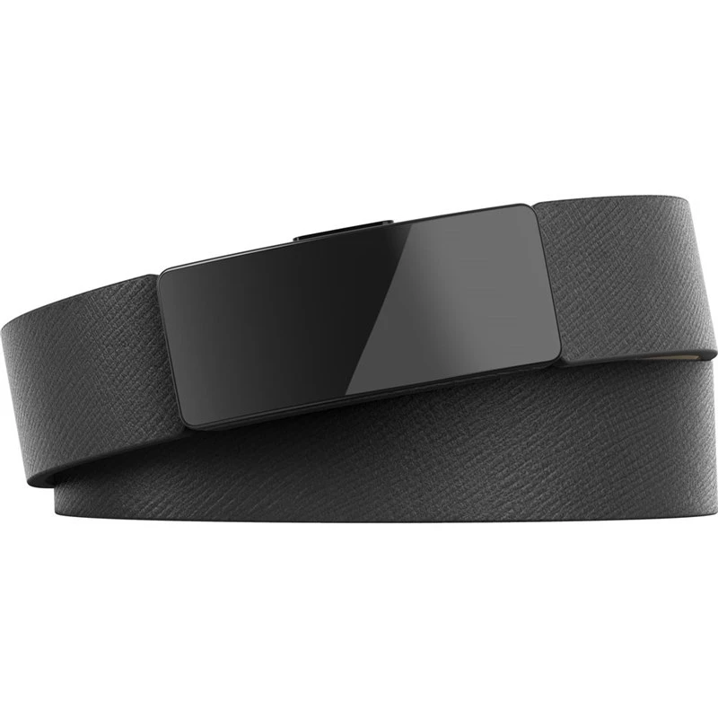 Fitbit Inspire Horween Leather Double Wrap Band Black - Image 2