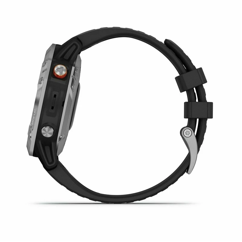 Garmin Fenix 6 Solar GPS Silver/Black Band - Image 3