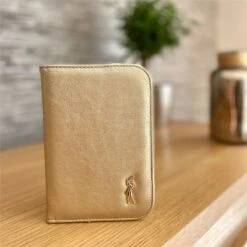 Surprize Shop Ladies Large Lady Golfer Scorecard Holder Metallic Gold