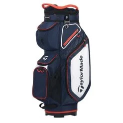 TaylorMade Pro 8.0 Golf Cart Bag Navy/White/Red  