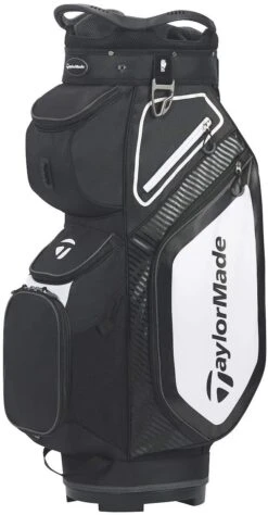TaylorMade Pro 8.0 Golf Cart Bag Black/White/Charcoal Â