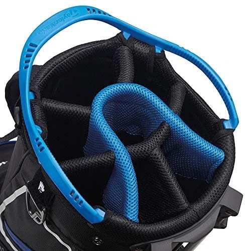 TaylorMade Pro 8.0 Stand Bag Black/White/Blue - Image 2
