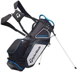 TaylorMade Pro 8.0 Stand Bag Black/White/Blue  