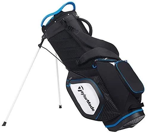 TaylorMade Pro 8.0 Stand Bag Black/White/Blue - Image 5
