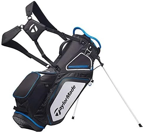TaylorMade Pro 8.0 Stand Bag Black/White/Blue