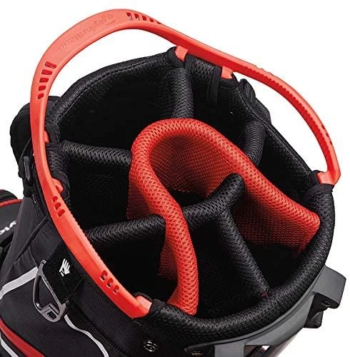 TaylorMade Pro 8.0 Stand Bag Black/White/Red - Image 2