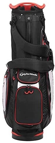 TaylorMade Pro 8.0 Stand Bag Black/White/Red - Image 4