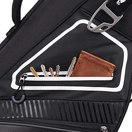 TaylorMade Pro 8.0 Stand Bag Black/White/Charcoal - Image 3
