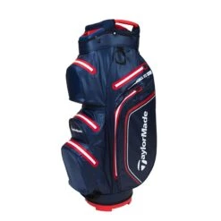 TaylorMade TM21 StormDry Waterproof Navy/Red Cart Bag