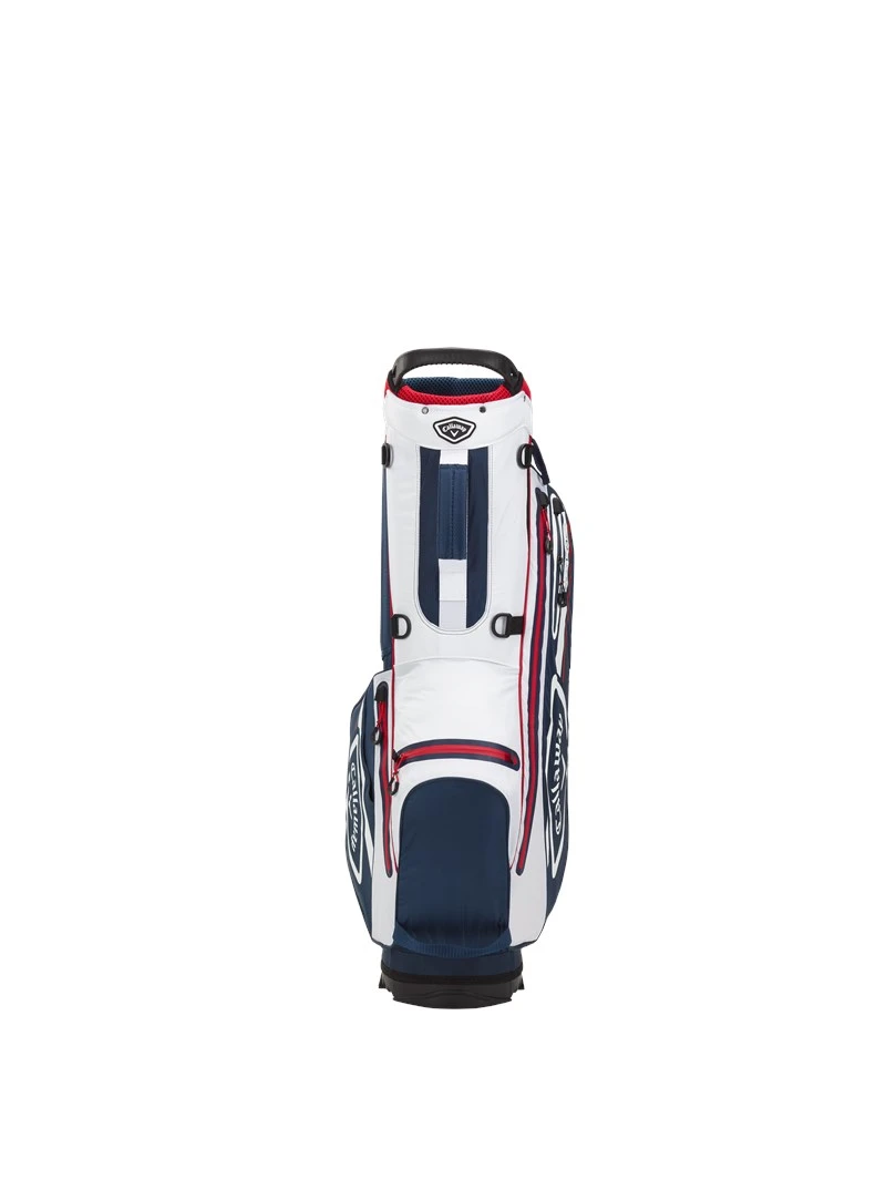 Callaway 2021 Chev Dry Golf Stand Bag Navy/White/Red - Image 3