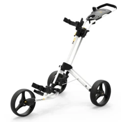 Powakaddy Twinline 5 Lite Push Cart-Gloss White  