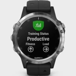 Garmin Fenix 5 Plus GPS Silver With Black Band  