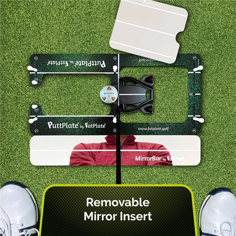 Masters Fatplate Puttplate With Mirror Insert & Mirror Bar - Image 4