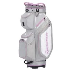 TaylorMade 8.0 Cart Bag Grey/White/Purple  