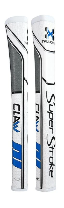 SuperStroke Traxion Claw 1.0 Putter Grip White/Grey/Blue  