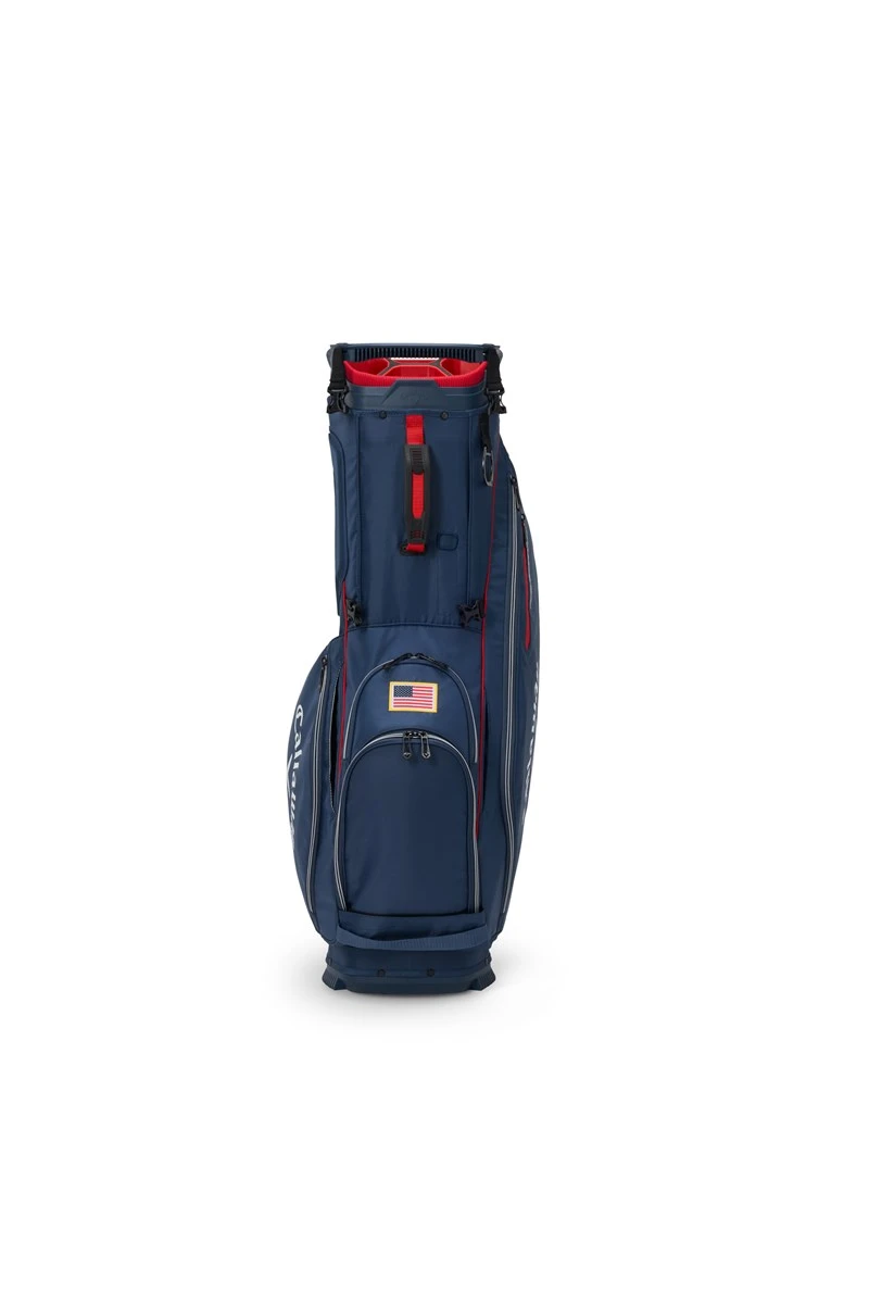 Callaway Fairway 14 Stand Bag Navy/Red/White - Image 3