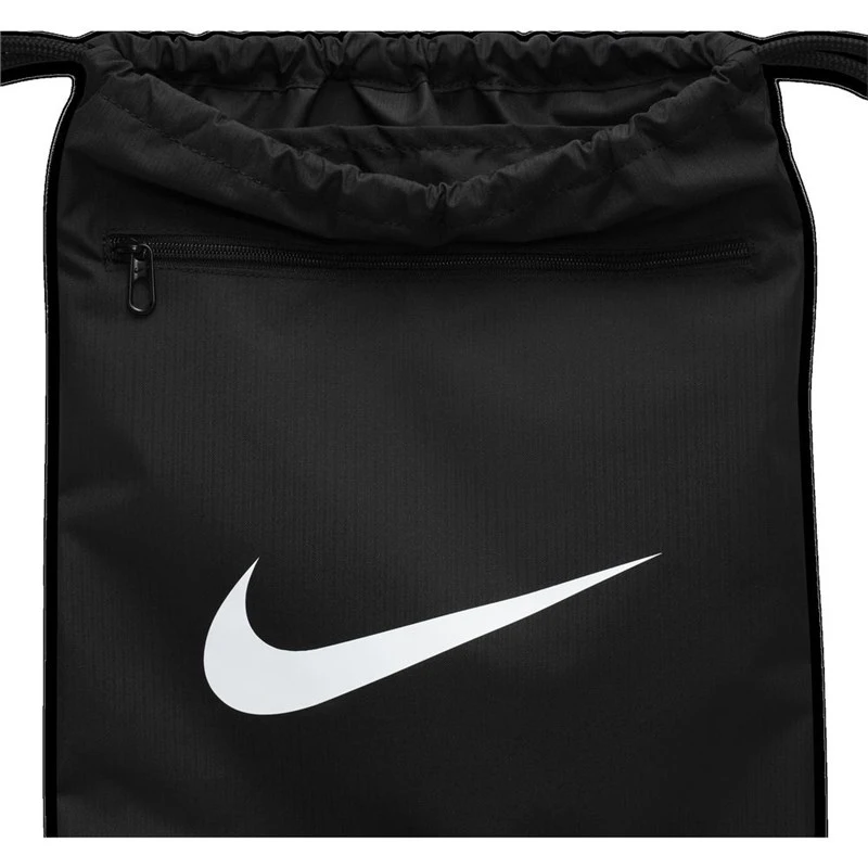 Nike Golf Brasilia 9.5 Training Gymsack 18L Black/White - Image 3