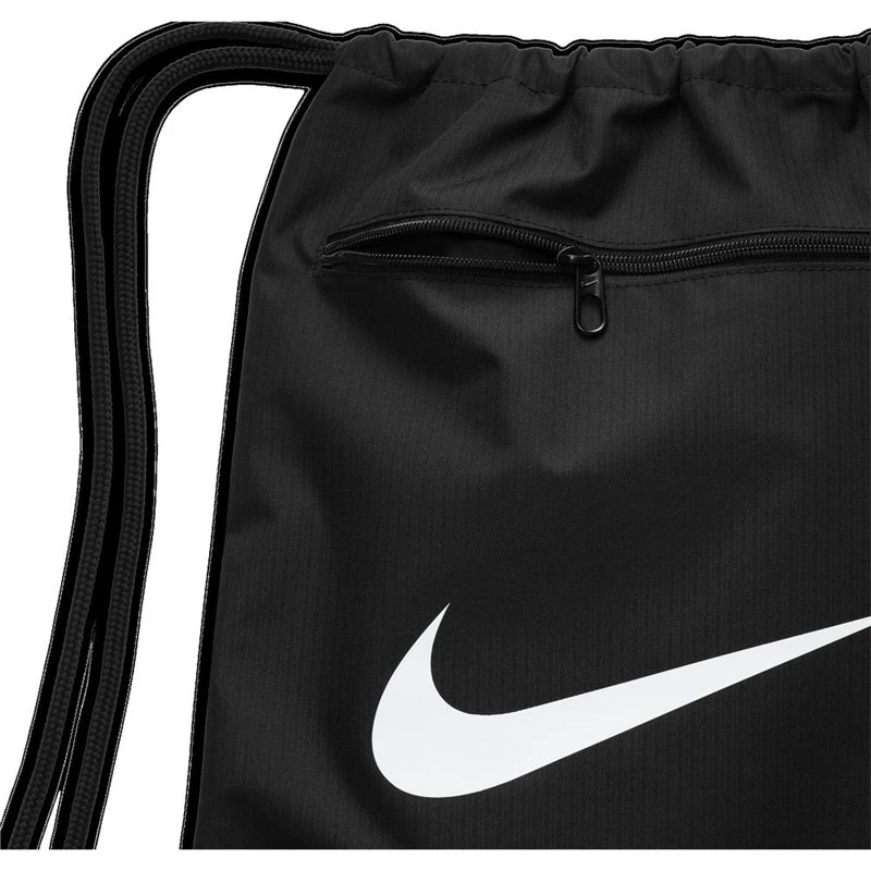 Nike Golf Brasilia 9.5 Training Gymsack 18L Black/White - Image 4