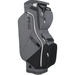 Ping Traverse 214 Cart Bag Heather Grey/Black/White  