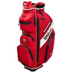 Wilson ExoDry Cart Bag Staff Red/Black/White  