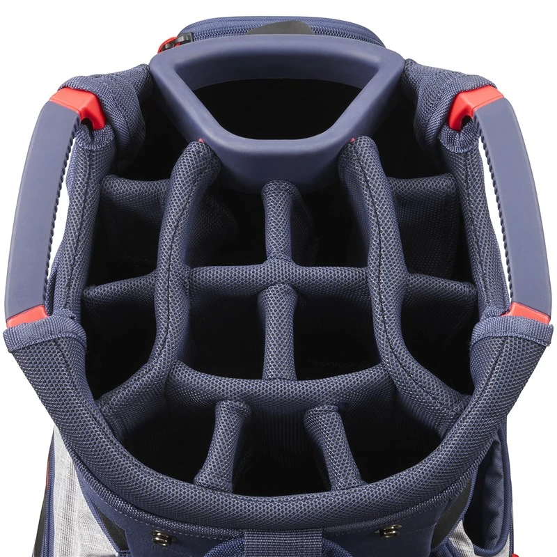 Mizuno Br-D4C Fy21 Cart Bag Heather Grey/Navy - Image 2