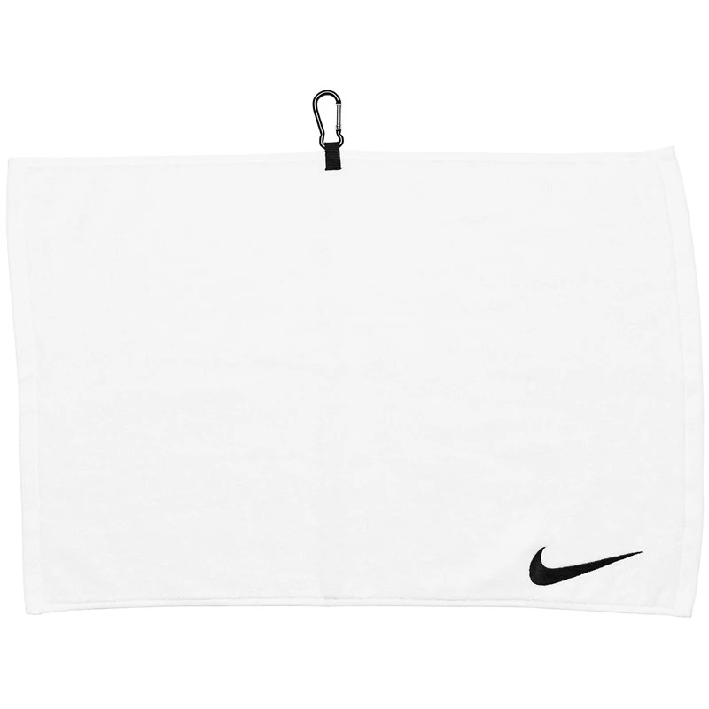 Nike Golf Performance Golf Towel White/Black - Image 2