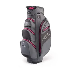 Powakaddy Dri-Tech Bag -Gun Metal With Hot Pink Â