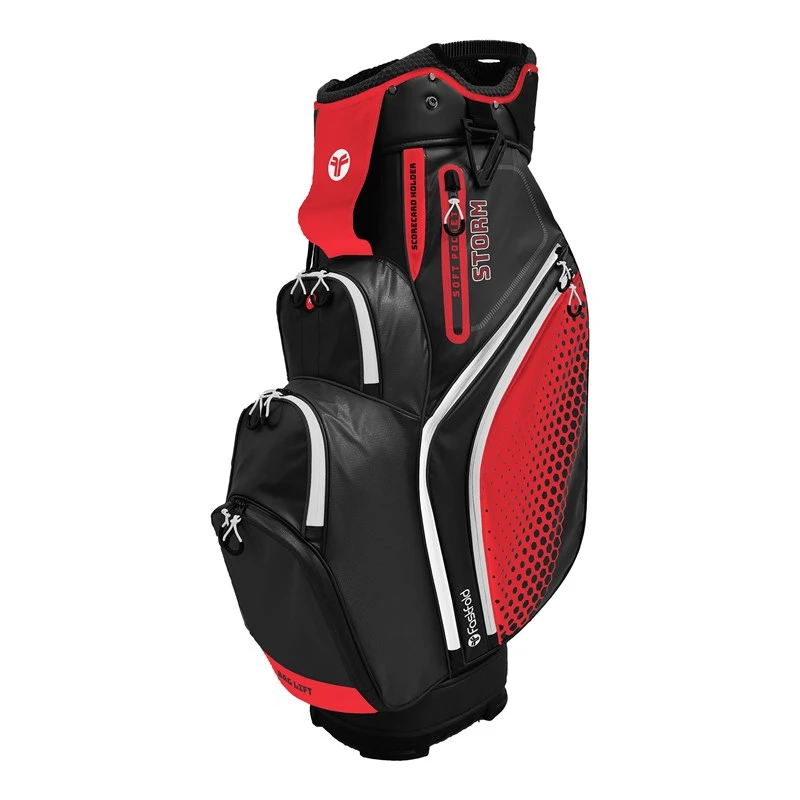 Fast Fold Storm Raindry Cart Bag Black/Red/White