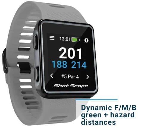 Shot Scope G3 GPS Watch Grey - Image 2