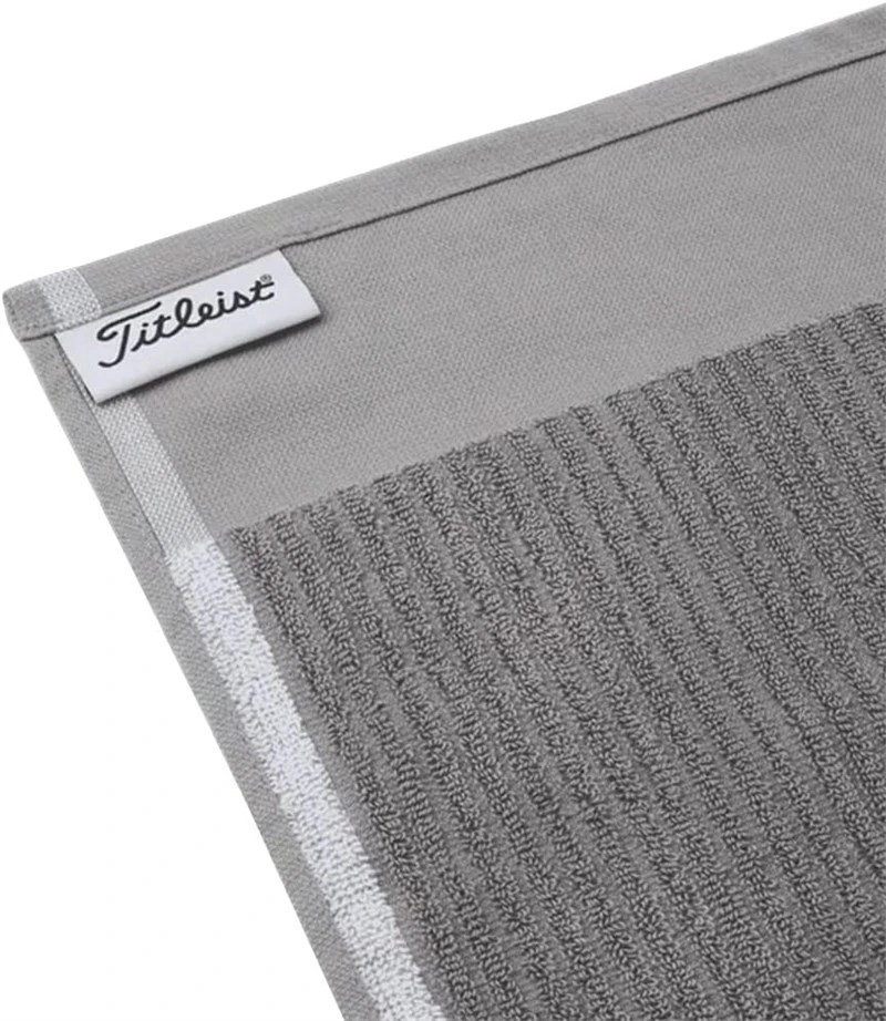 Titleist Players Terry Golf Towel Grey/White - Image 2