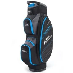 Powakaddy X-Lite Golf Cart Bag Black/Gunmetal/Blue Â
