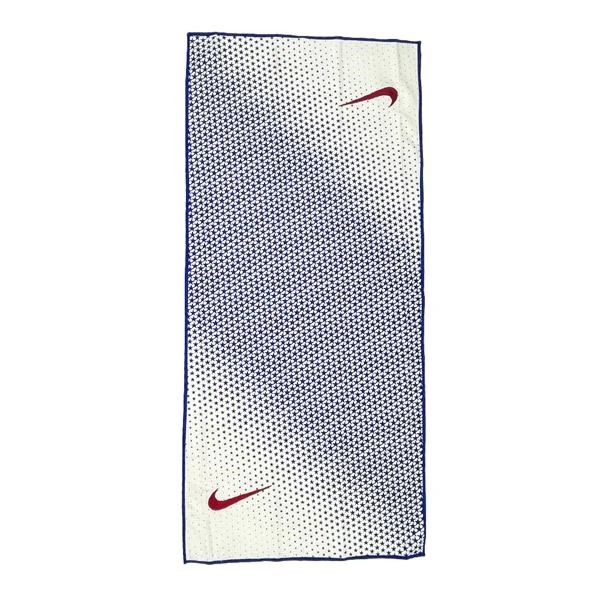 Nike Golf Caddy Golf Towel White/Red - Image 2