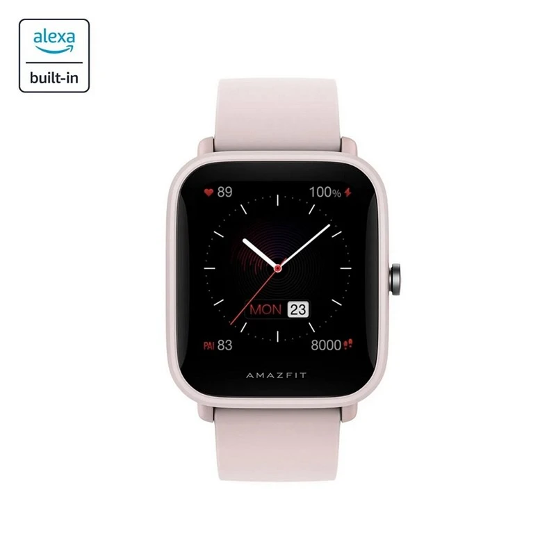 Amazfit Bip-U Pro Smart Watch Pink - Image 2