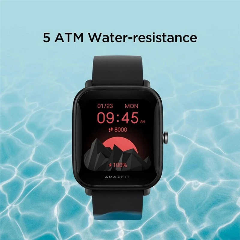 Amazfit Bip-U Pro Smart Watch Pink - Image 3