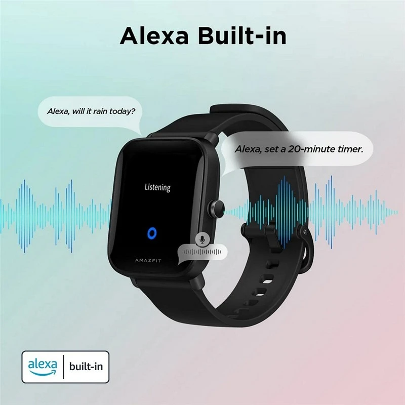 Amazfit Bip-U Pro Smart Watch Pink - Image 7