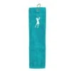 Surprize Shop Terry Cotton Trifold Towel Aqua  