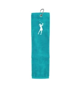 Surprize Shop Terry Cotton Trifold Towel Aqua  