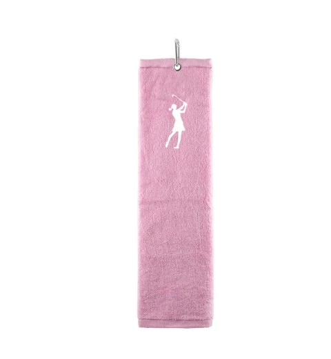Surprize Shop Terry Cotton Trifold Towel Pale Pink