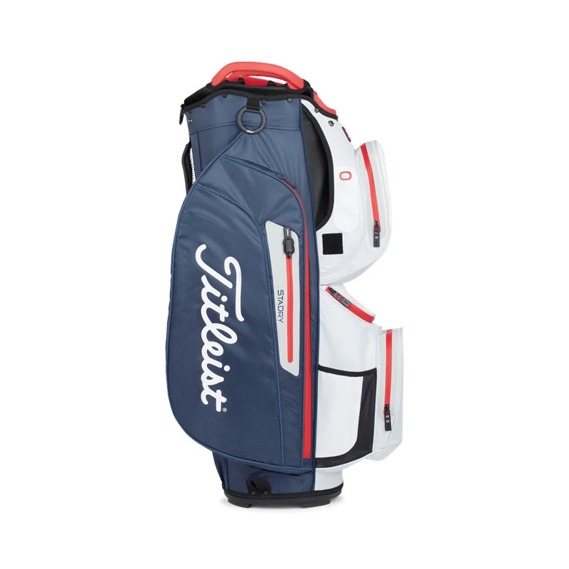 Titleist StaDry Cart 15 Bag Navy/White/Red - Image 3