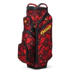 Ogio All Elements Silencer Cart Bag Red Flower Party  